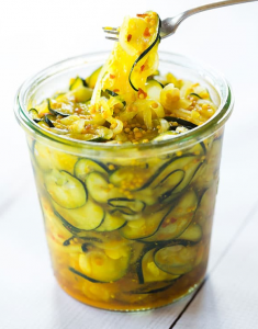 allcreated - zucchini refrigerator pickles