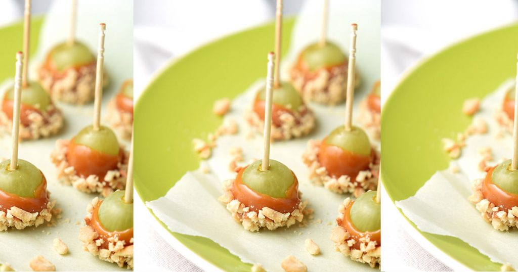 allcreated - caramel apple grapes