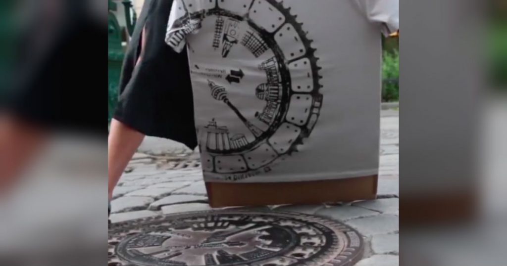 allcreated - manhole t-shirt art