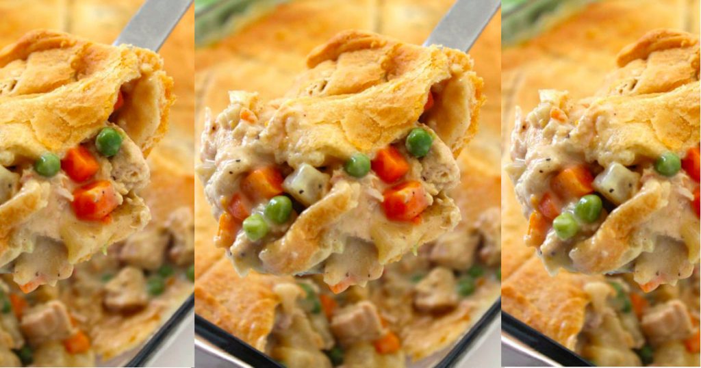 allcreated - chicken pot pie casserole