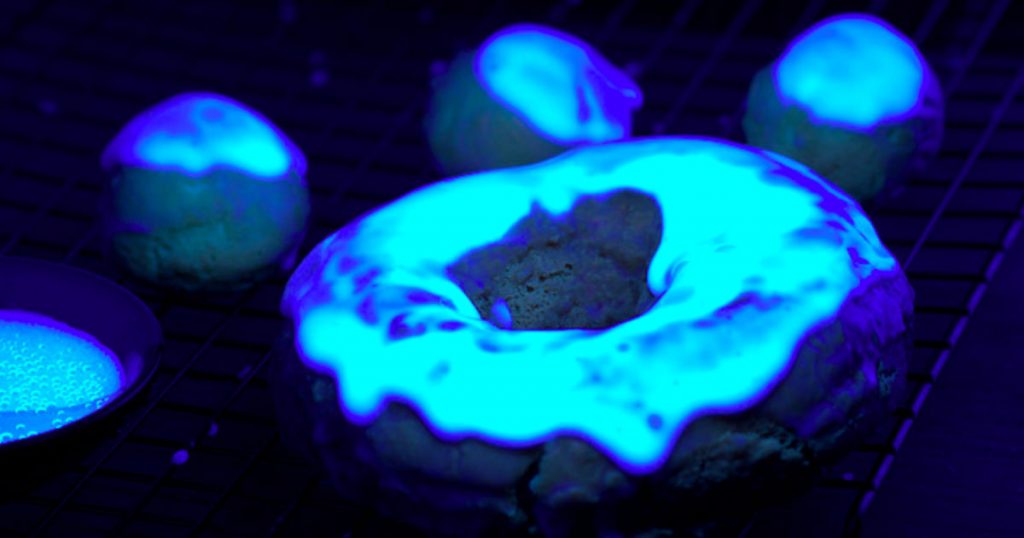 allcreated - glow in the dark donuts