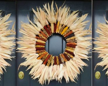 allcreated - indian corn wreath